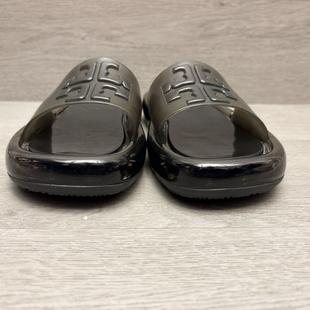 Tory Burch Bubble Jelly Slide Sandal Perfect Black Women’s Size 6B - Picture 6 of 9